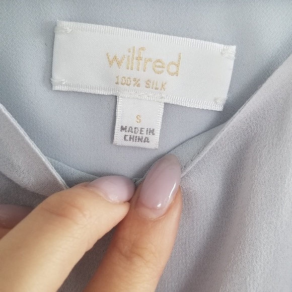 Wilfred 100% silk crop camisole tank size small - Picture 3 of 10